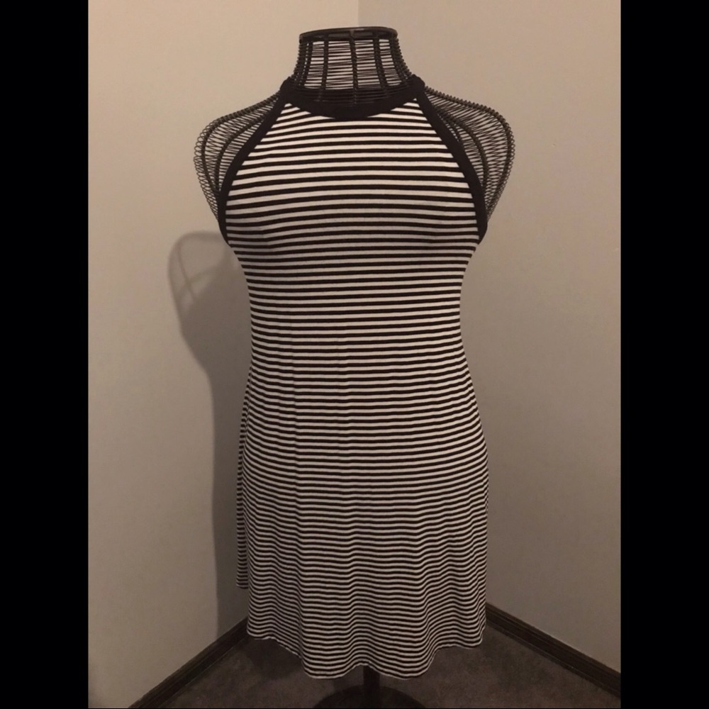 Pinstriped Dress
